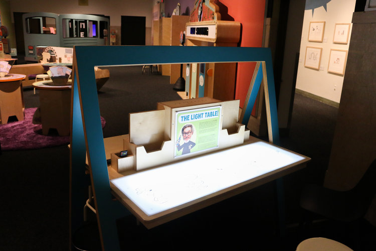 studio light table - Children’s Museum of Pittsburgh Design & Consulting